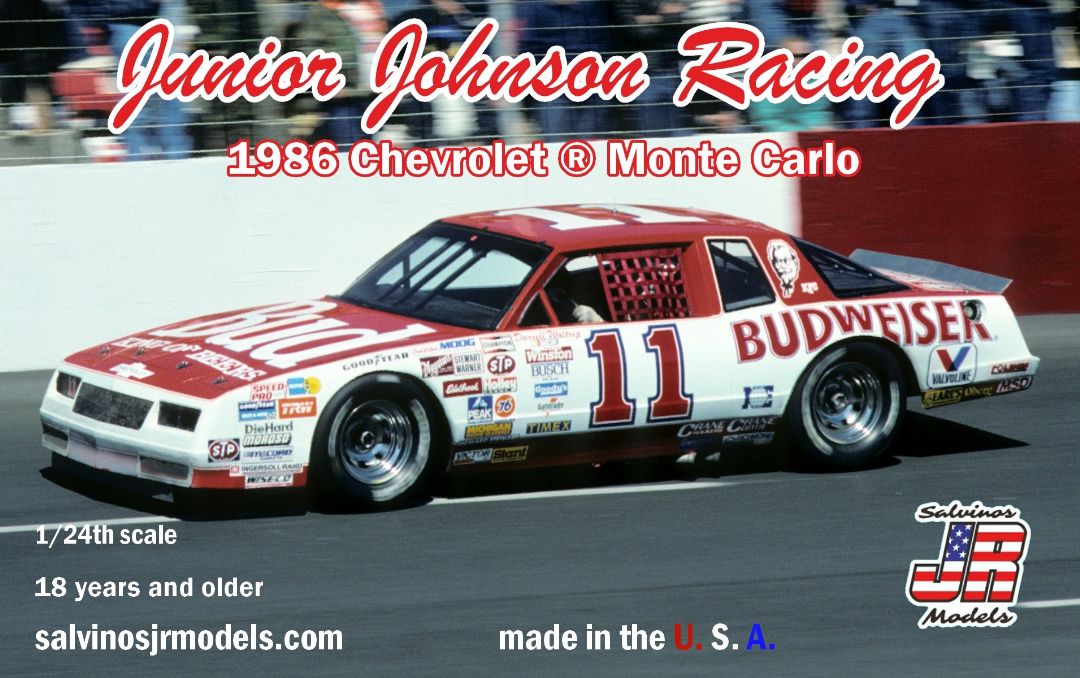 Salvinos JR 1/24 Junior Johnson 1986 Monte Carlo Darrell Waltrip - Click Image to Close