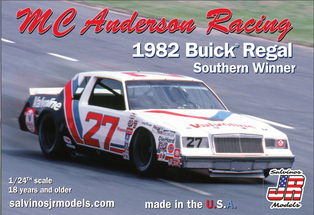 Salvinos JR 1/24 MC Anderson 1982 Buick Regal Southern Winner - Click Image to Close