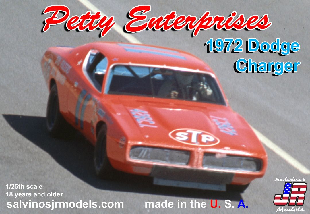 Salvinos JR 1/25 Petty Enterprises 1972 Dodge Charger - Click Image to Close