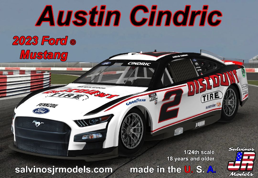 Salvinos JR 1/24 Team Penske 2023 Austin Cindric Ford Mustang