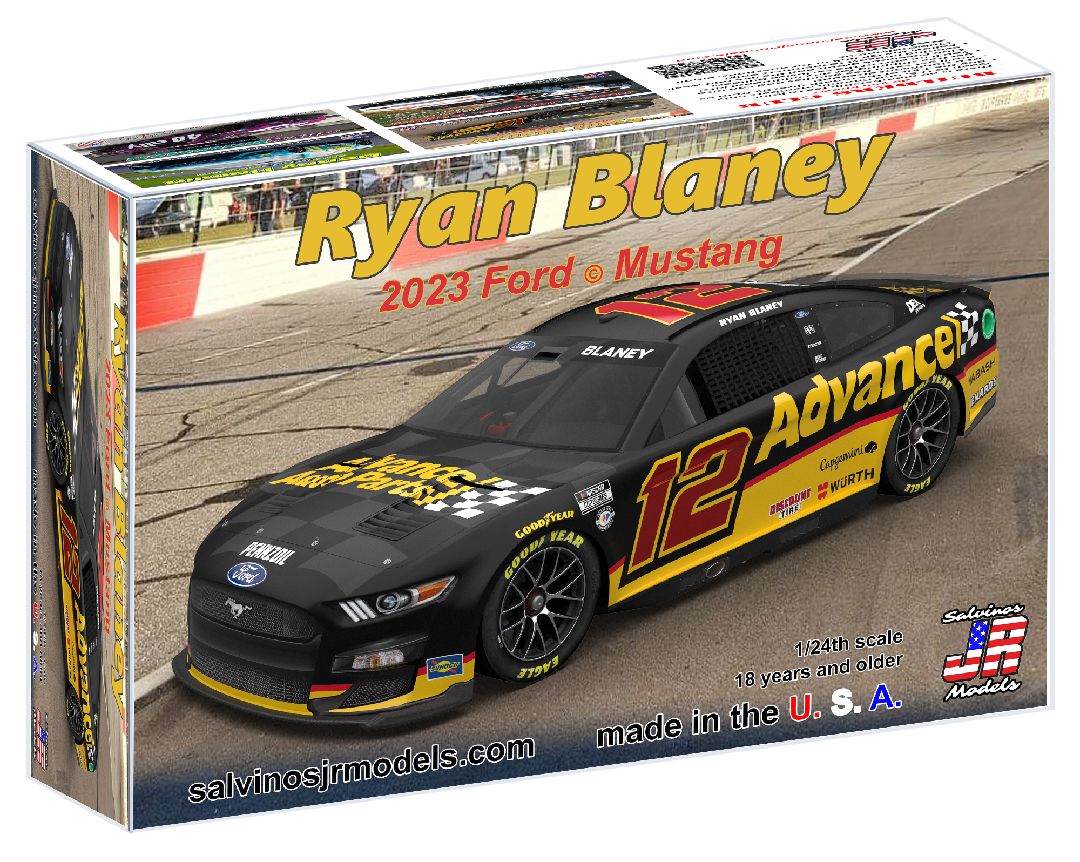 Salvinos JR Models 1/24 Penske 2023 Blaney "Advance Auto"