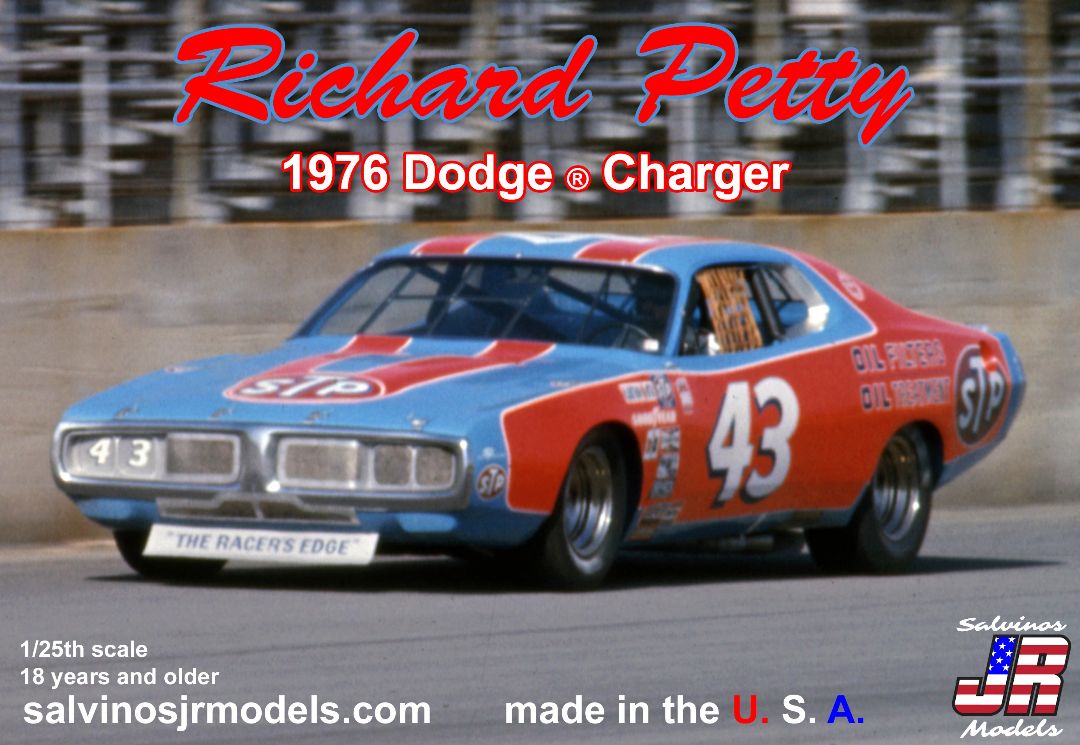 Salvinos JR 1/24 Richard Petty 1976 Dodge Charger - Click Image to Close