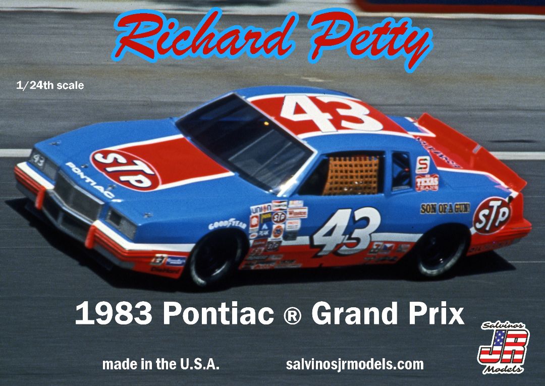 Salvinos JR 1/25 Richard Petty 1983 Pontiac Grand Prix Winner - Click Image to Close