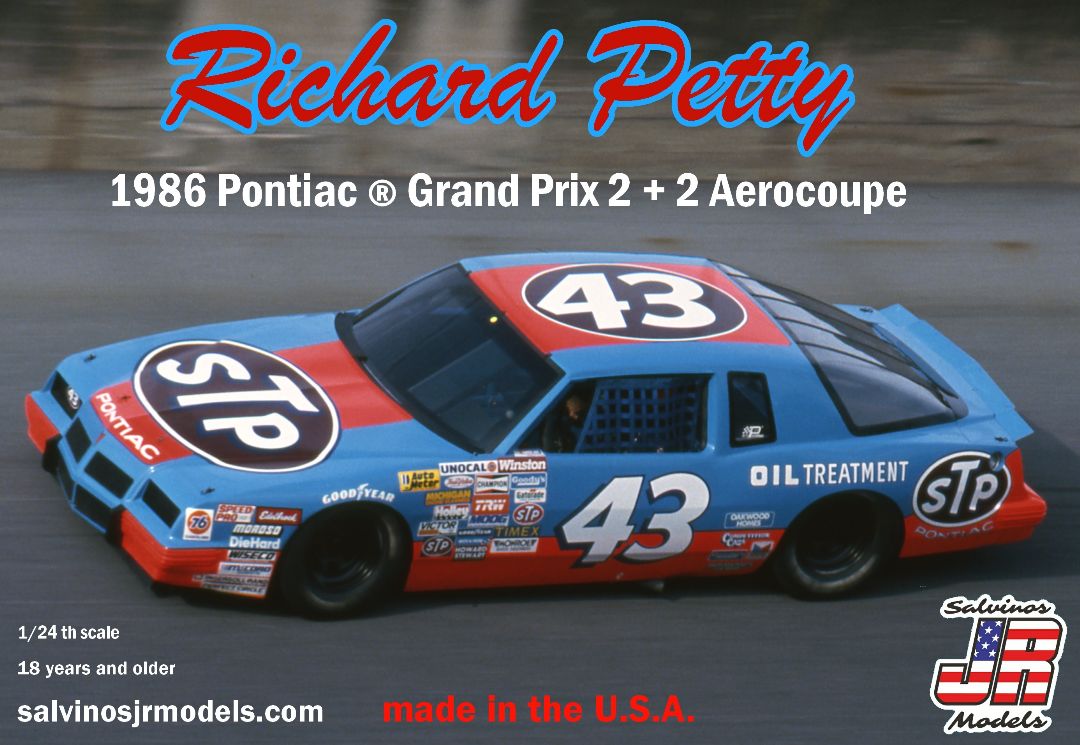 Salvinos JR 1/24 Richard Petty Pontiac 1986 2+2 - Click Image to Close