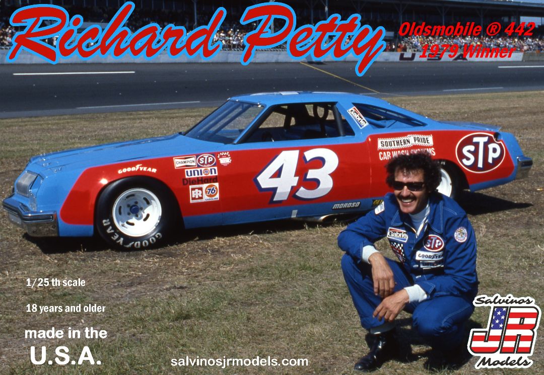 Salvinos JR 1/25 Richard Petty #43 Oldsmobile 442 Winner 1979