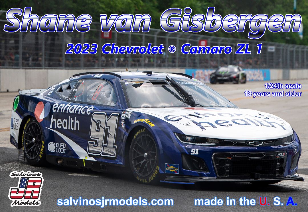 Salvino JR 1/24 Trackhouse Racing 2023 Shane vanGisbergen Camaro