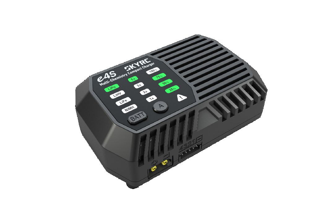 SkyRC e4S Battery Charger, AC Only, 5A, 60W