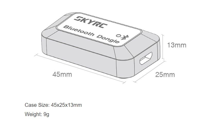 SkyRC BLM010 Bluetooth Dongle 45x25x13mm