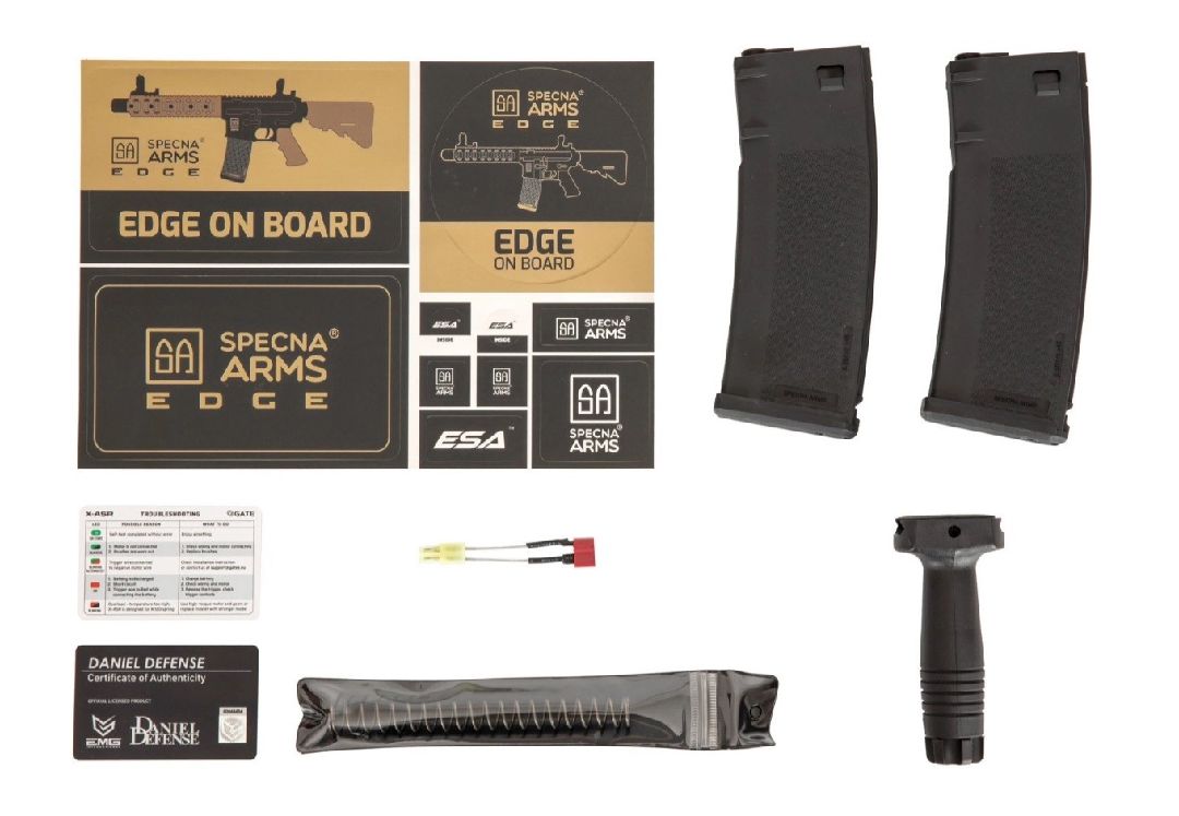 Specna Arms Daniel Defense MK18E19 EDGE ETU Carbine - Black