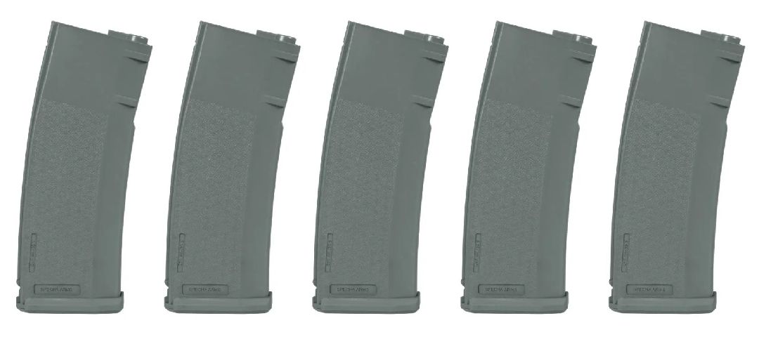 Specna Arms S-Mag Mid-Cap Magazine - Chaos Grey (5pk)