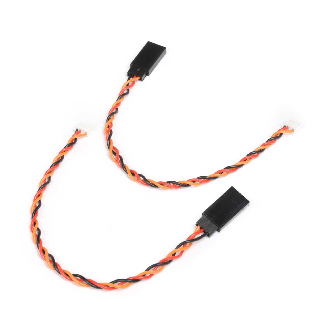 Spektrum SkyID 6" 4 pin ZHR to 3-Pin Female Servo Adapter (2)