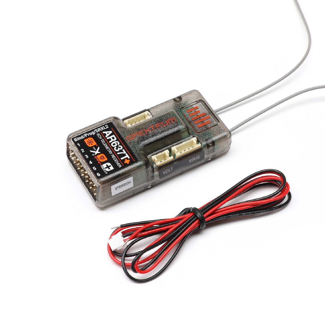 Spektrum AR637T+ 6-Channel AS3X+ & SAFE Telemetry Receiver