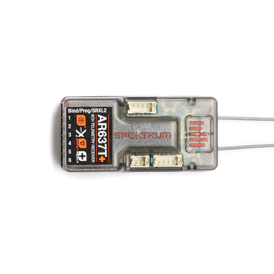 Spektrum AR637T+ 6-Channel AS3X+ & SAFE Telemetry Receiver