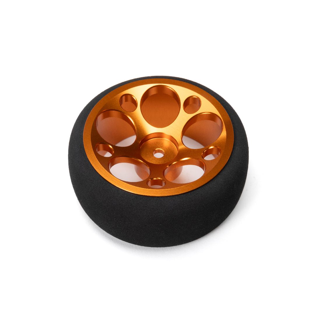 Spektrum Aluminum Wide Wheel - Circle - Orange