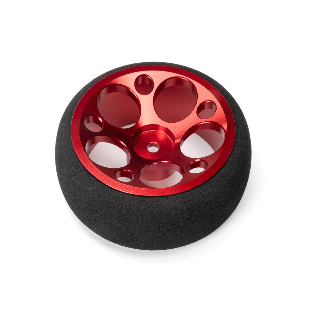 Spektrum Aluminum Wide Steering Wheel - Circle - Red