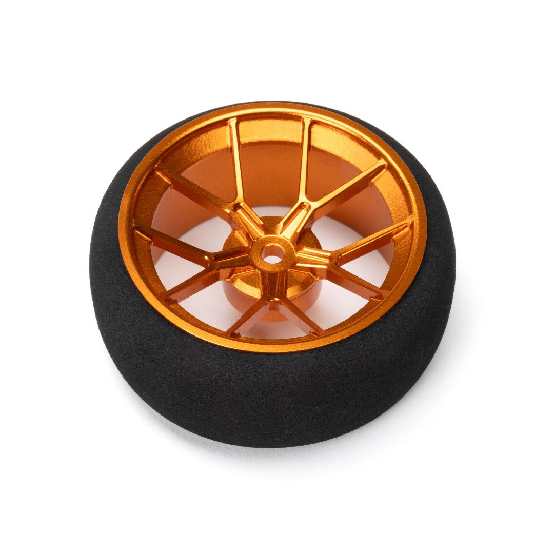 Spektrum Aluminum Wide Wheel - Spoke - Orange