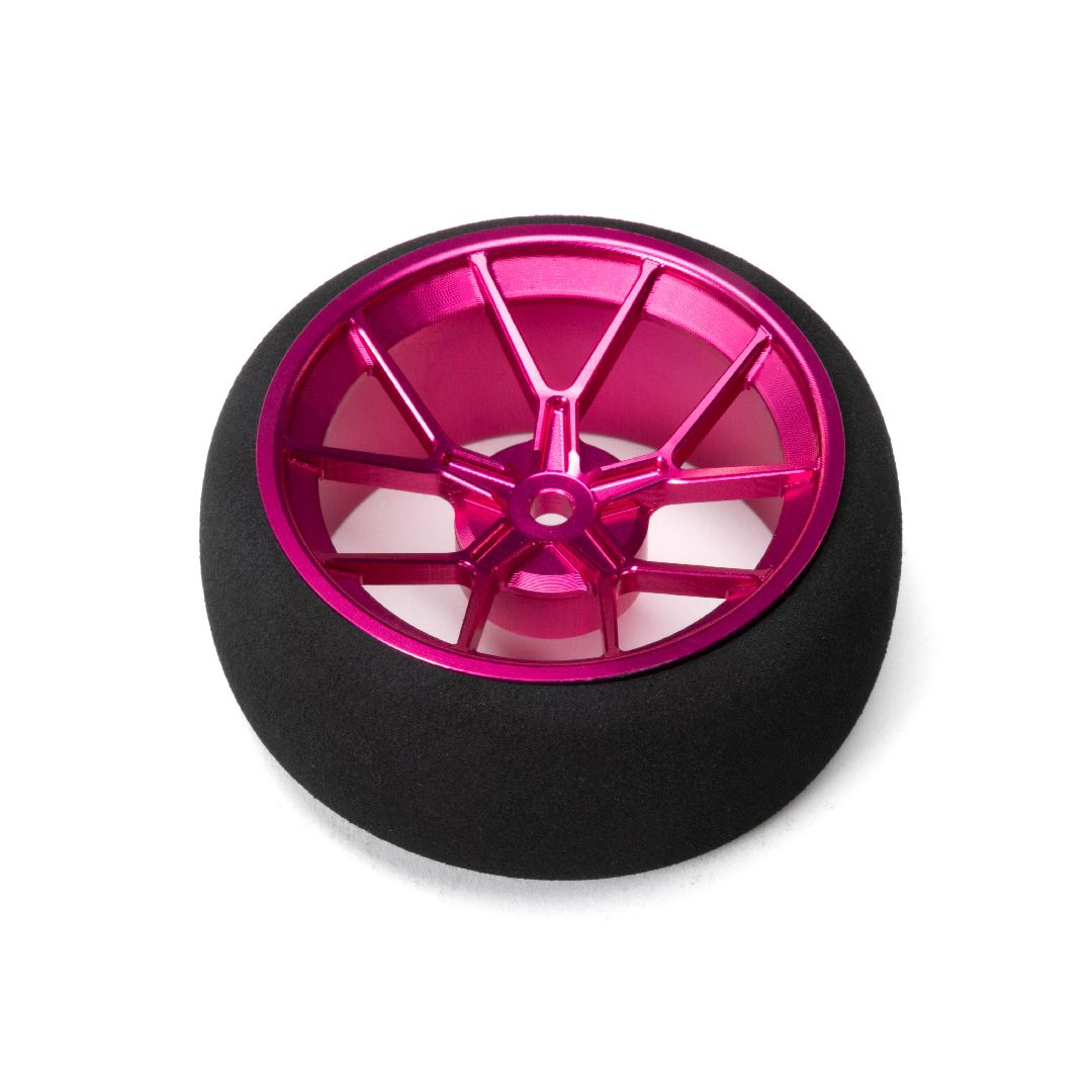 Spektrum Aluminum Wide Steering Wheel - Spoke - Pink