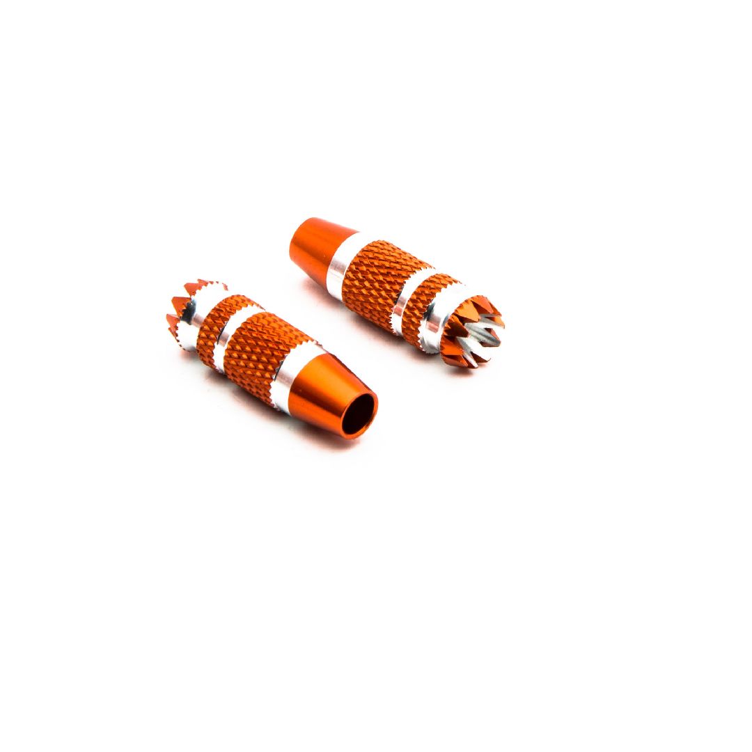 Spektrum Stick End 24mm Orange w/ Silver