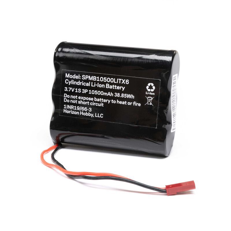 Spektrum 3.7V 1S 10,500 mAh TX Battery: iXSR+