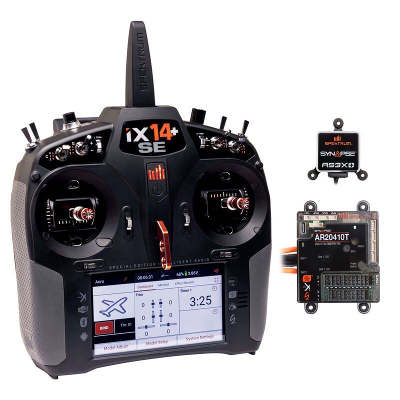 Spektrum iX14+ with 20-Channel Receiver and Synapse Combo