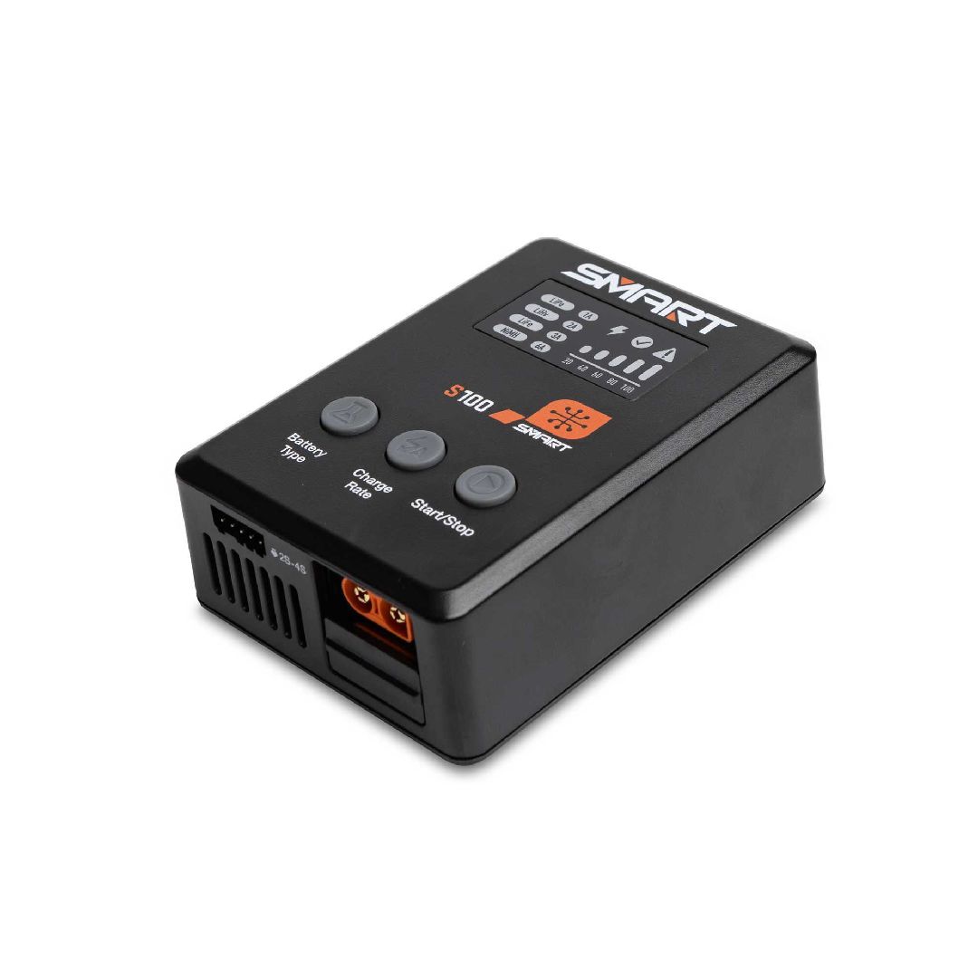 Spektrum Smart Bundle: 5000mAh 2S LiPo (IC3)/S100 Charger