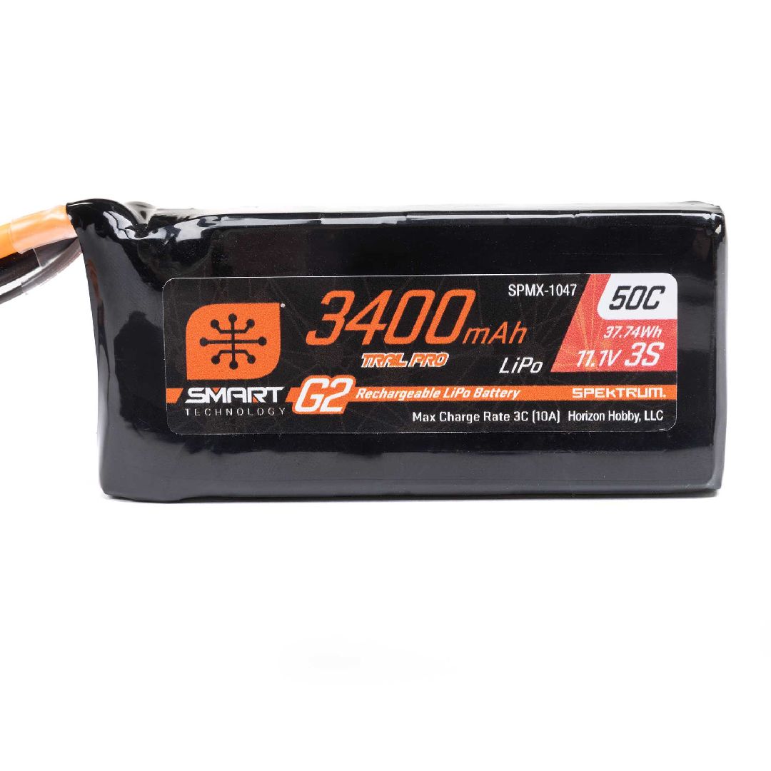 Spektrum Smart G2 Trail Pro 3400mAh 3S 11.1V 50C LiPo IC3