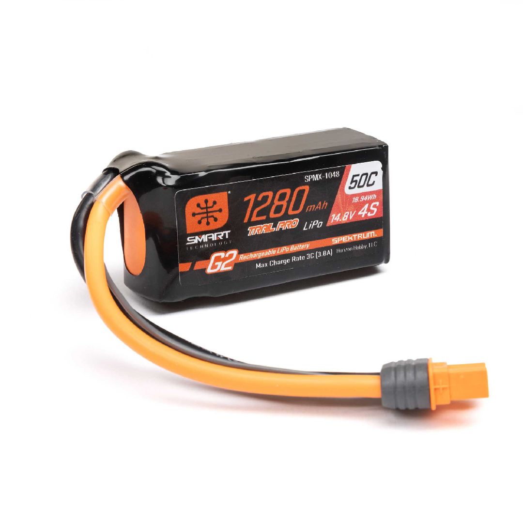 Spektrum Smart G2 Trail Pro 1280 4S 14.8V 50C LiPo w/ IC3