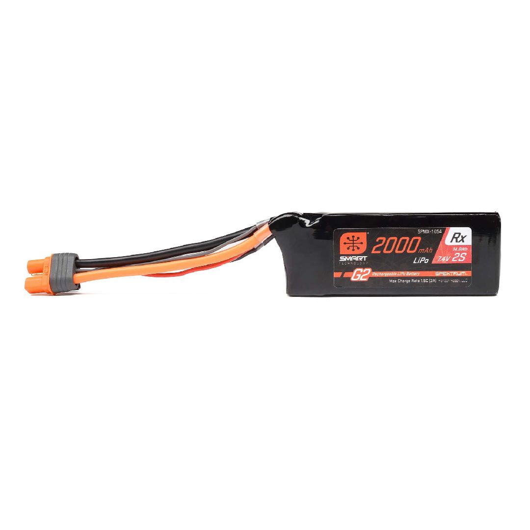 Spektrum Smart G2 Receiver LiPo 2000mAh 2S 15C IC3