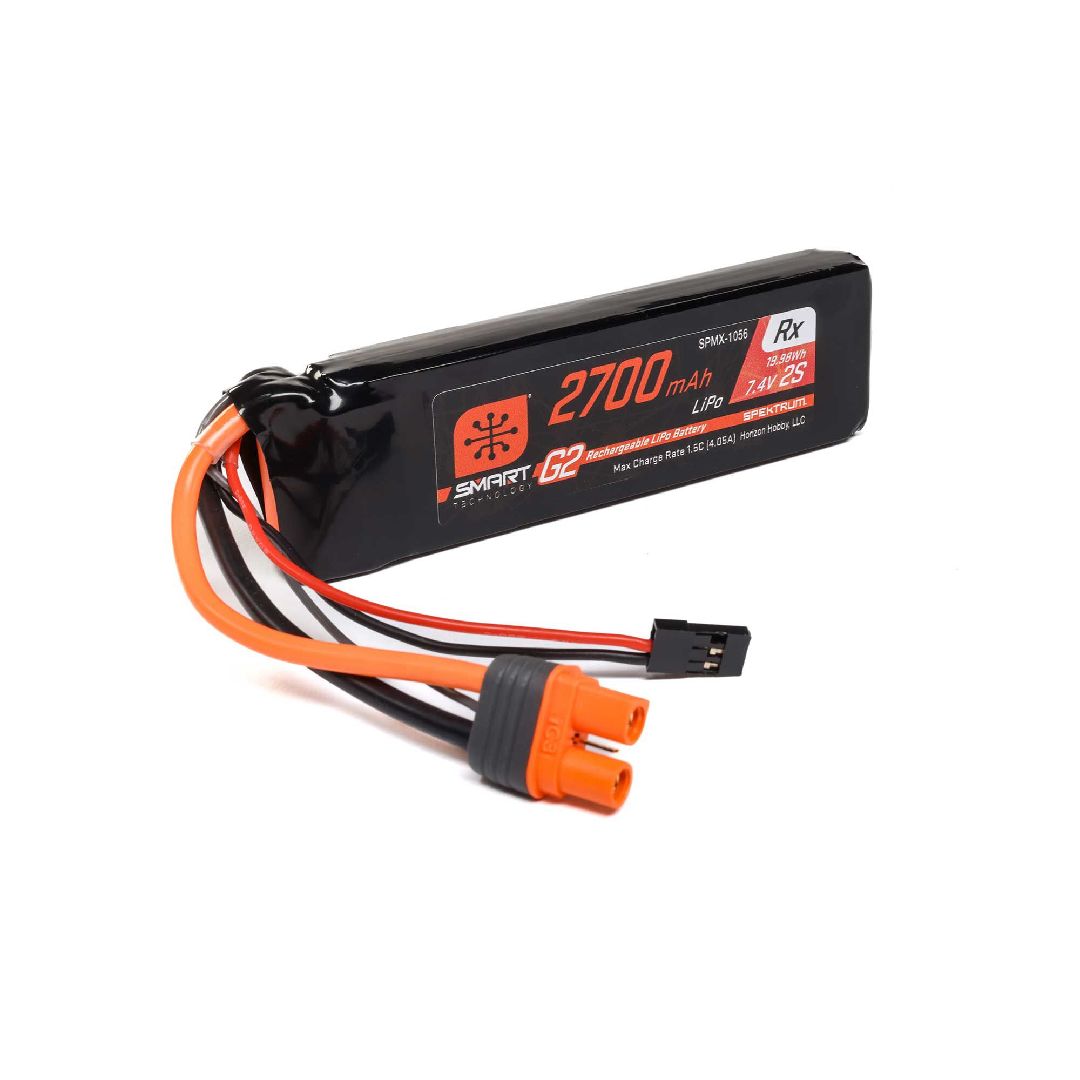 Spektrum Smart G2 Receiver LiPo 2700mAh 2S 15C IC3