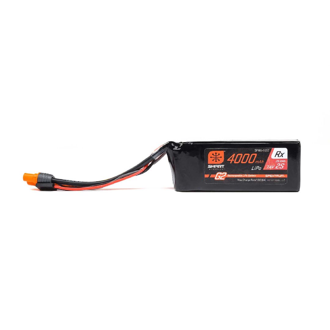 Spektrum Smart G2 Receiver LiPo 4000mAh 2S2P 15C IC3