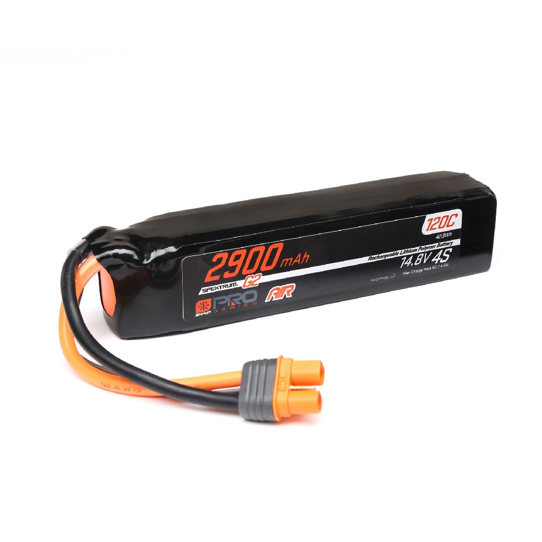 Spektrum Smart Pro Series Air 2900mAh 4S 14.8V G2 LiPo 120C IC3