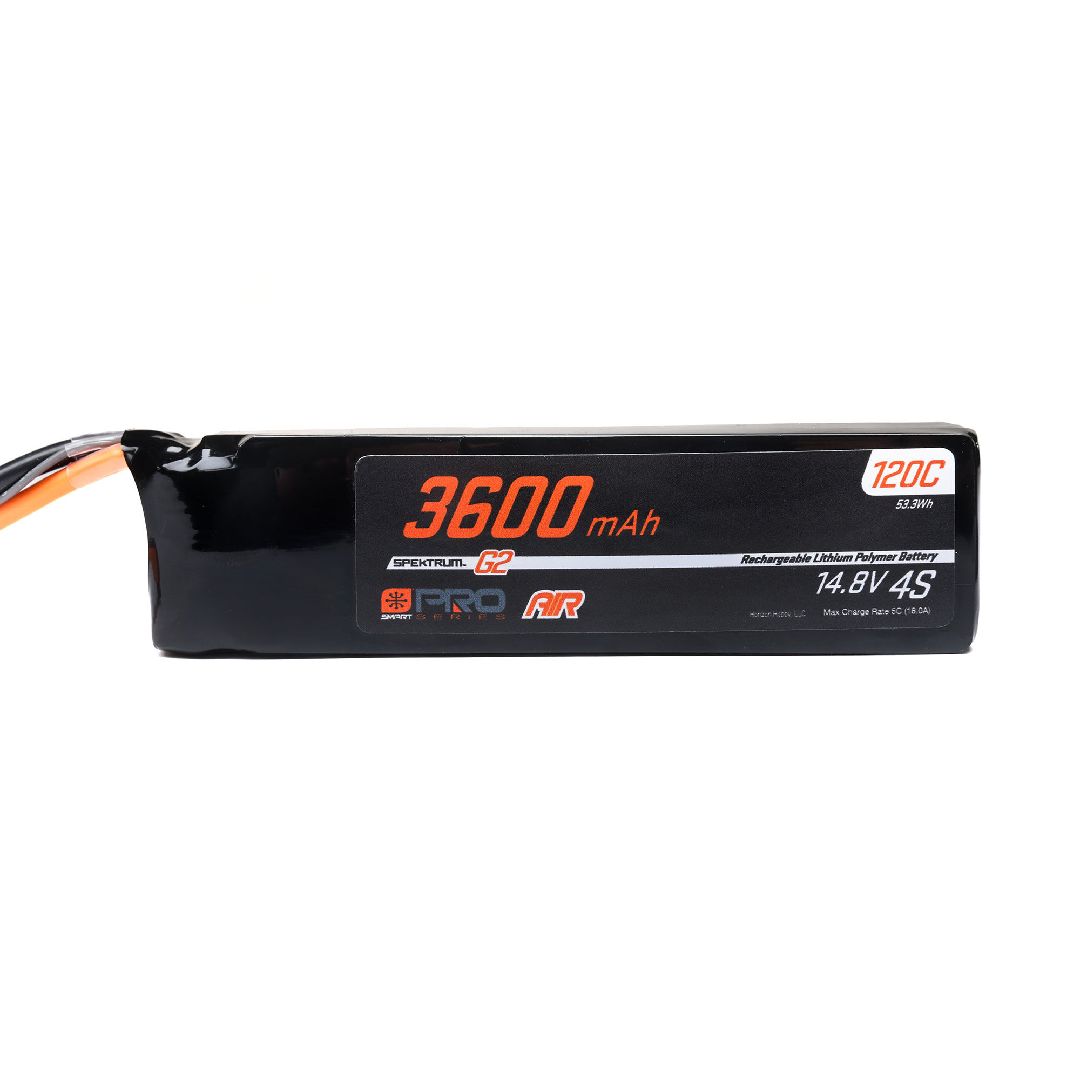 Spektrum Smart Pro Series Air 3600mAh 4S 14.8V G2 LiPo 120C IC3