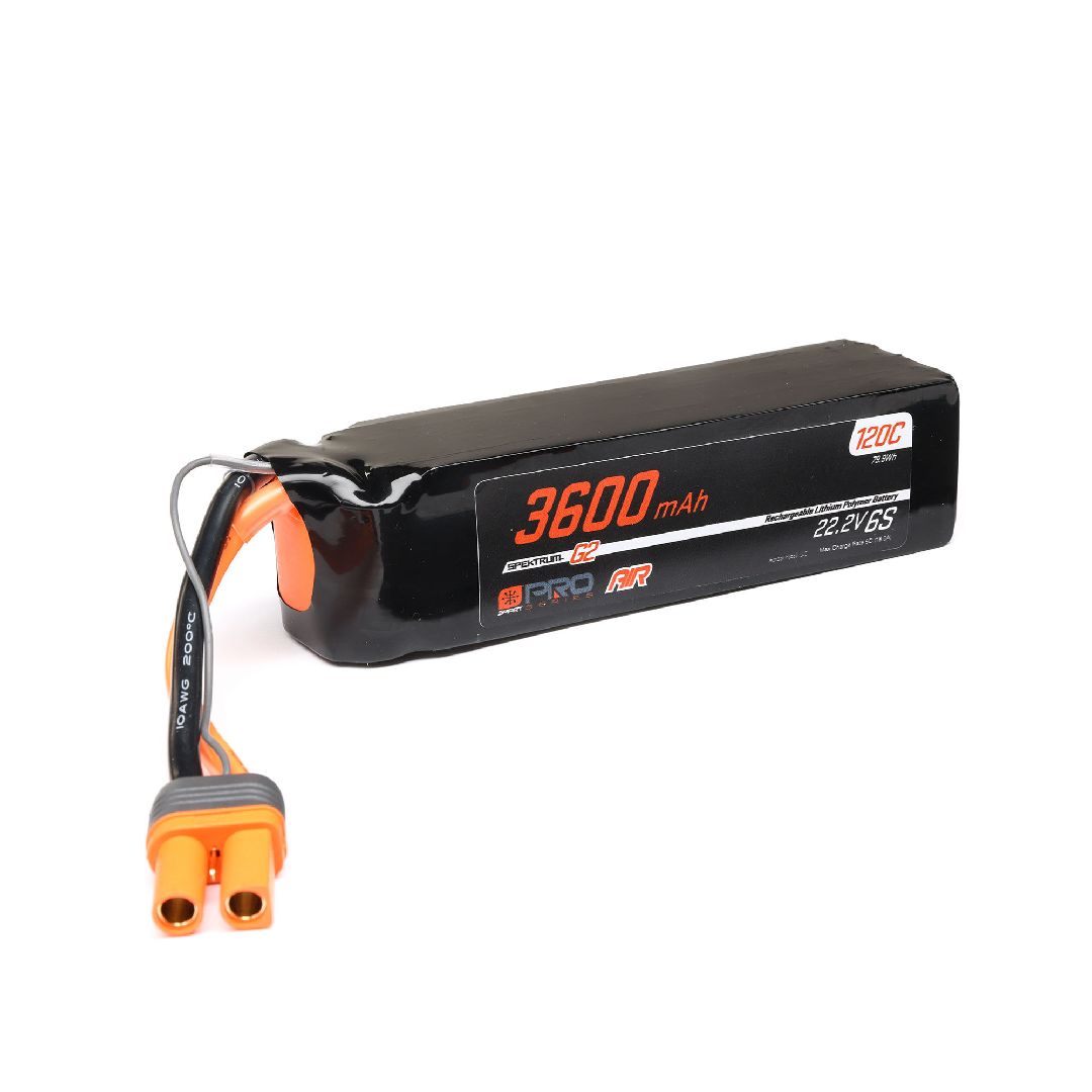 Spektrum Smart Pro Series Air 3600mAh 6S 22.2V G2 LiPo 120C IC5