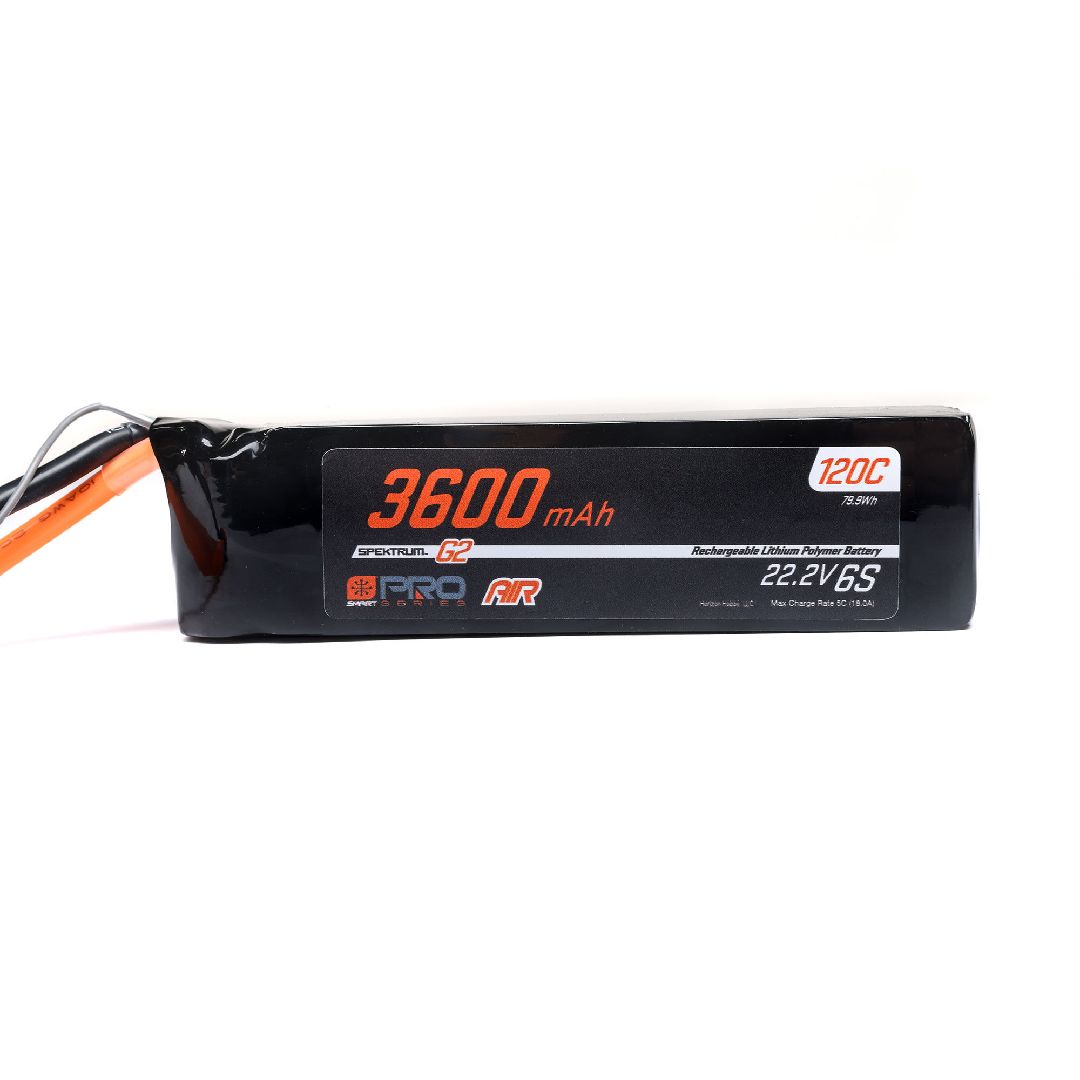 Spektrum Smart Pro Series Air 3600mAh 6S 22.2V G2 LiPo 120C IC5
