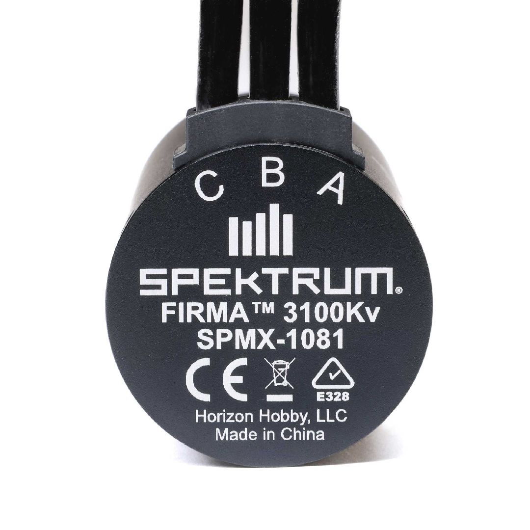 Spektrum Firma 3660 3100Kv 4 Pole Sensorless Motor: 5mm