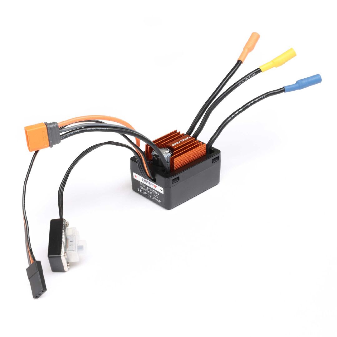Spektrum Firma 30A BL Smart ESC: 1/12 Losi NASCAR