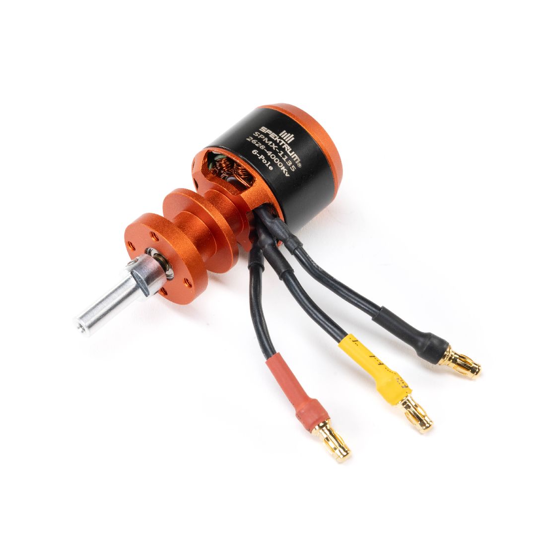 Spektrum Brushless 6-Pole Outrunner Motor; 2628-4000kv