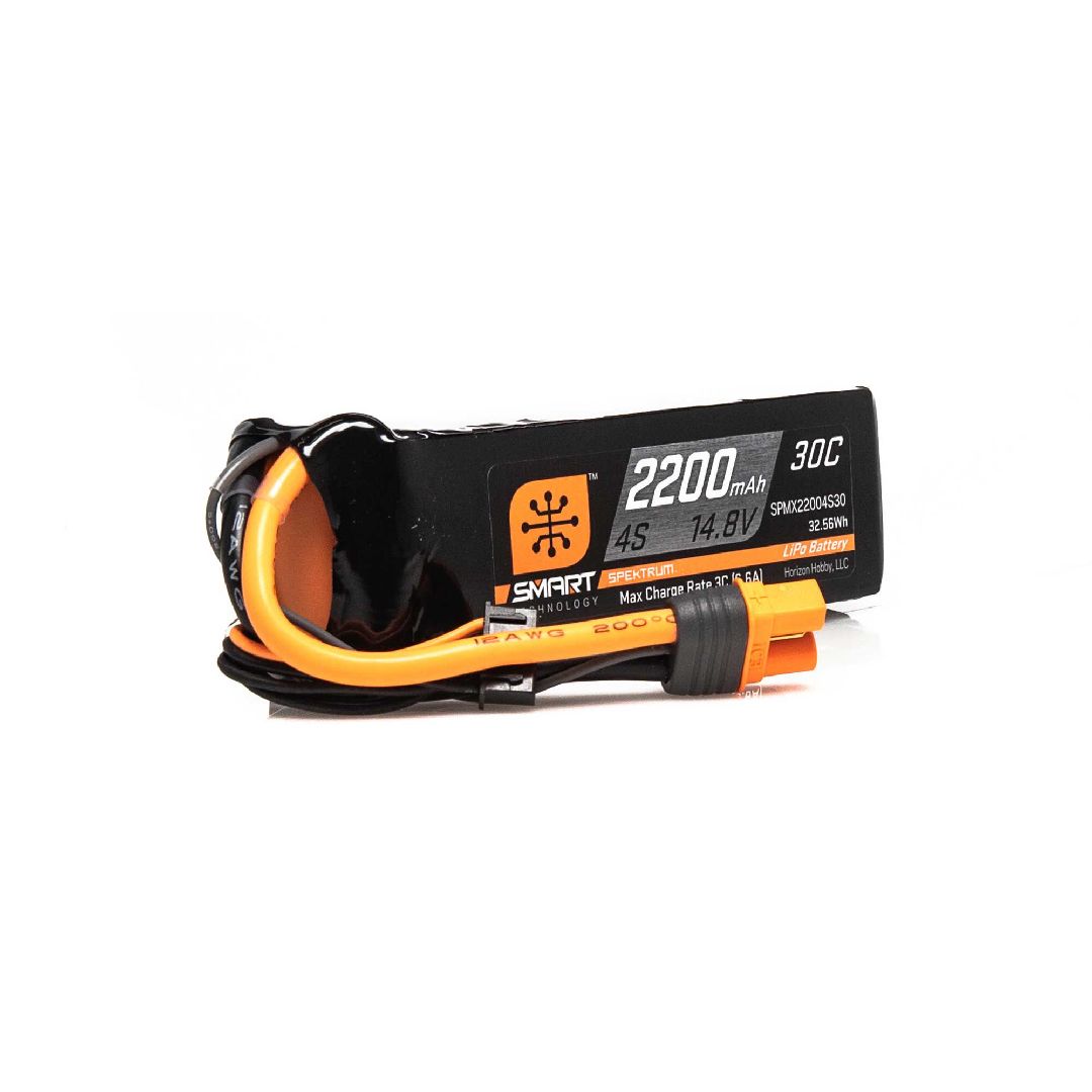 Spektrum 2200mAh 4S 14.8V Smart LiPo 30C; IC3