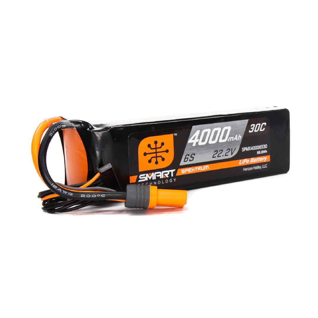 Spektrum 4000mAh 6S 22.2V 30C Smart LiPo IC5