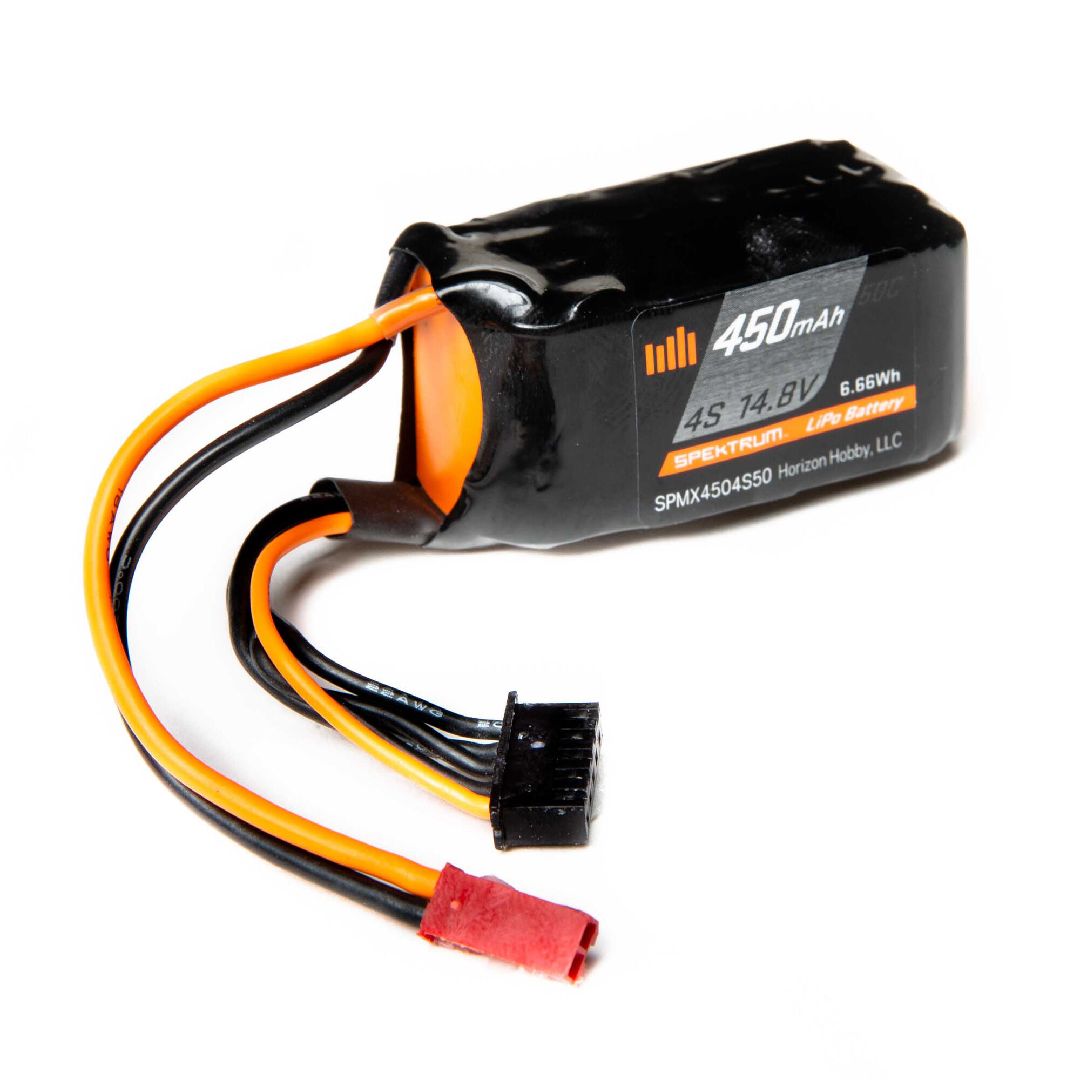 Spektrum 450mAh 4S 14.8V 50C LiPo JST-RCY