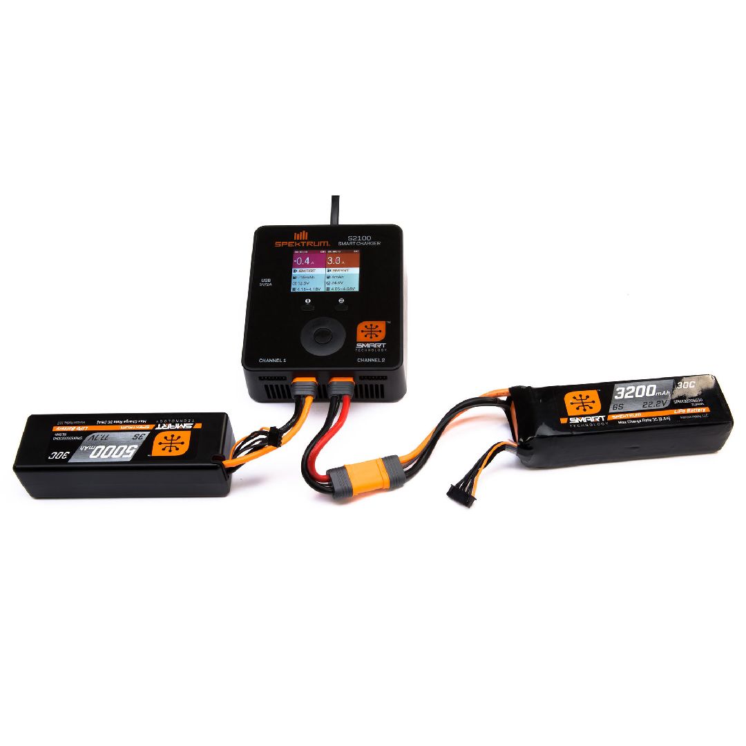 Spektrum 5000mAh 4S 14.8V Smart LiPo 30C Hardcase; IC5