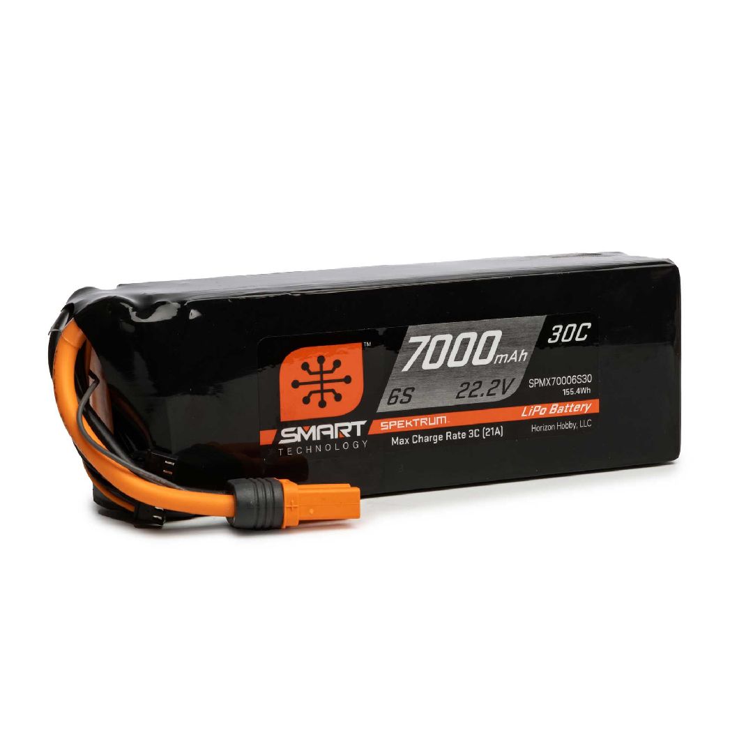 Spektrum 7000mah 6S 22.2V Smart LiPo 30C; IC5