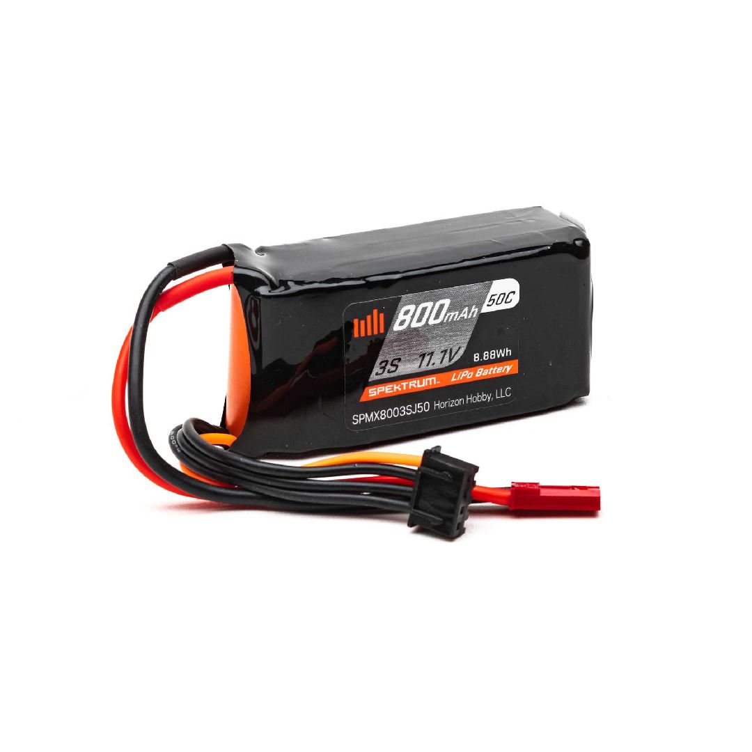 Spektrum 800mAh 3S 11.1V 50C LiPo JST-RCY