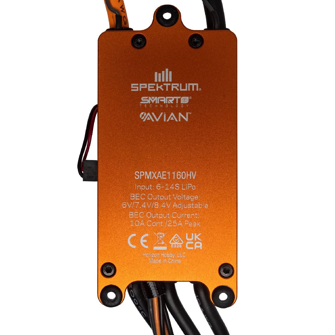 Spektrum Avian 160A HV Smart Brushless ESC; 6S-14S