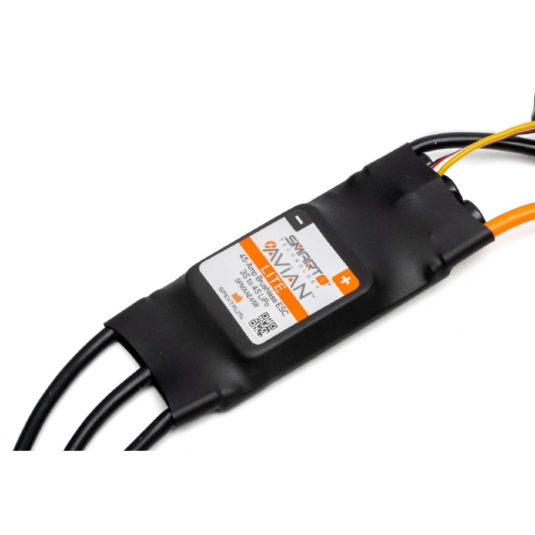 Spektrum Avian 45-Amp Smart Lite Brushless ESC; 3S-4S IC3