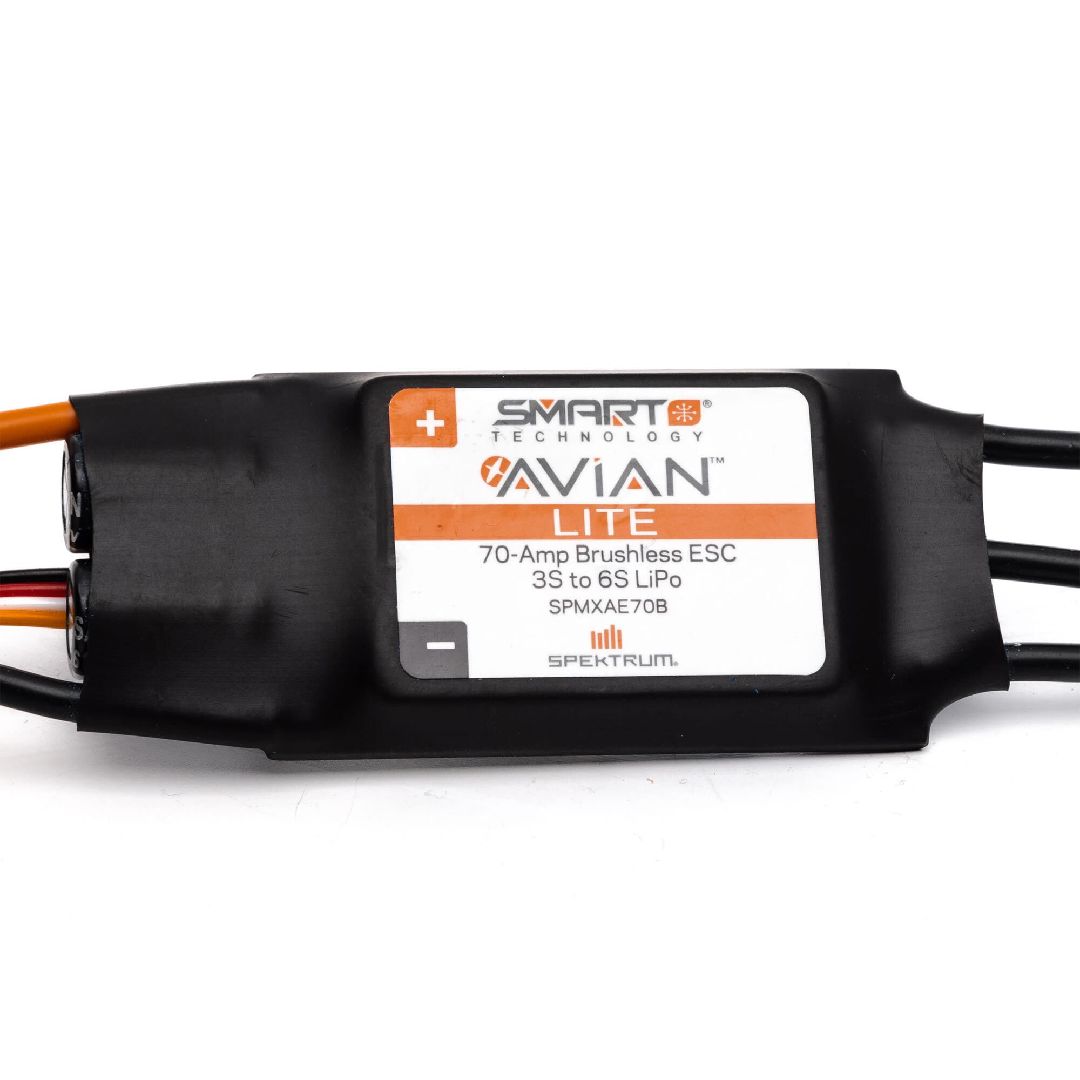 Spektrum Avian 70-Amp Smart Lite Brushless ESC; 3S-6S IC3