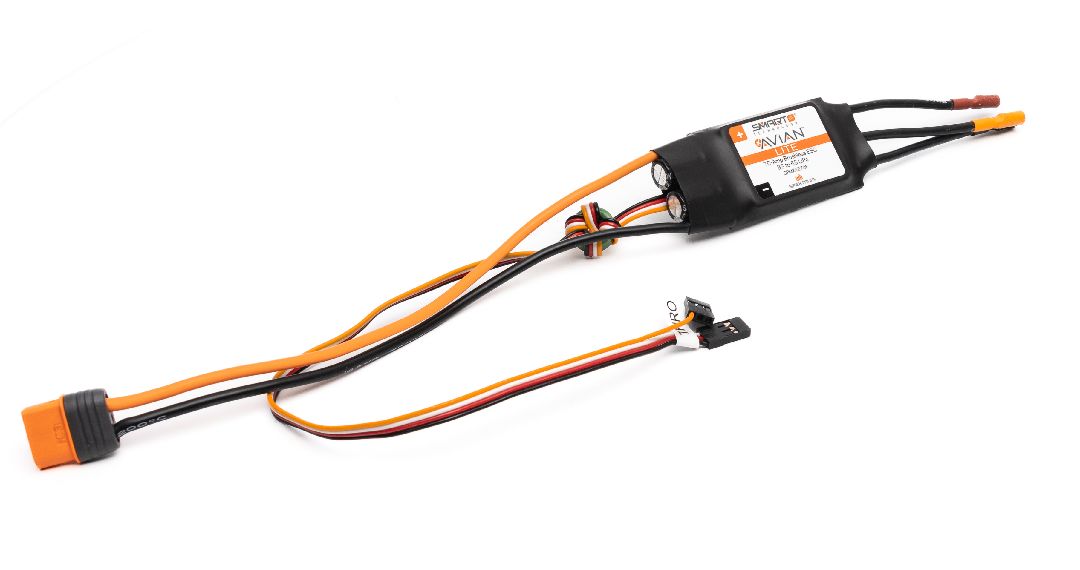 Spektrum Avian 70-Amp Smart Lite Brushless ESC, 3S-6S: IC3