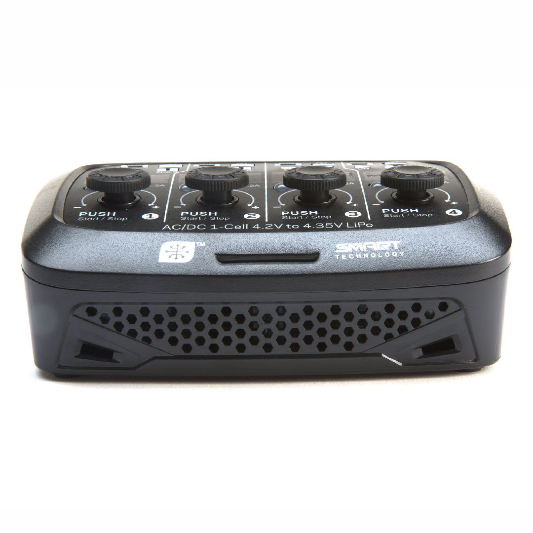 Spektrum Spektrum S44 Micro 4 port AC/DC 1S LiPo Charger