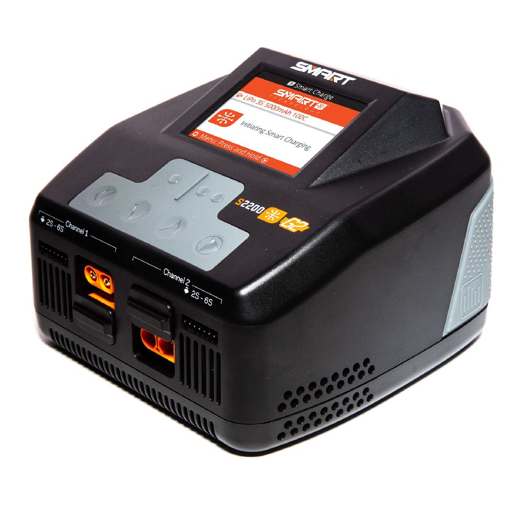 Spektrum Smart S2200 G2 AC Charger, 2x200W