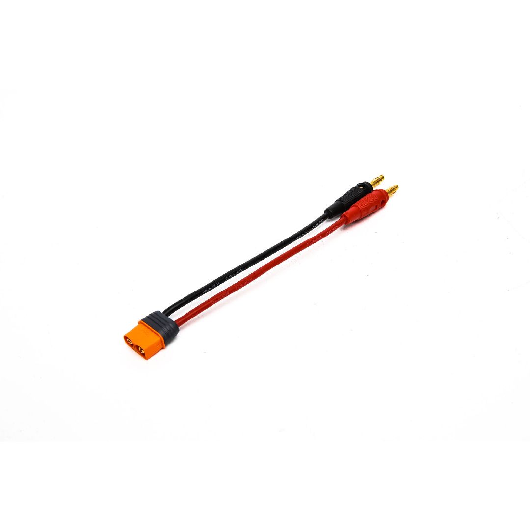 Spektrum Adapter: IC3 Device / 4mm Male Bullets 6 13 AWG